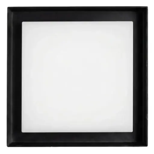 [APL-LUM-LUM-1348] APLIQUE PARED LED INTEGRADO 8 W 6000K IP65 CUADRADO 16 X 16 X 6 CM C/ NEGRO LUM-1348 MARCA LUMIND