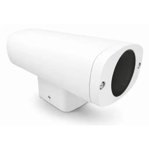 [APL-LUM-LUM-1463] APLIQUE PARED PARA DICROICO GU10 2 X 25W IP54 CILINDRO P/ EXTERIOR BLANCO REF. LUM-1463 MARCA LUMIND