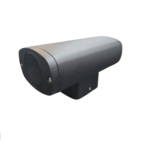 [APL-LUM-LUM-1464] APLIQUE PARED PARA DICROICO GU10 2 X 25W IP54 CILINDRO P/ EXTERIOR NEGRO REF. LUM-1464 MARCA LUMIND