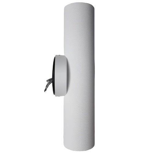 [APL-LUM-LUM-1522] APLIQUE PARED PARA DICROICO GU10 X 2 CILINDRO 200MM UP&DOWN COLOR BLANCO REF. LUM-1522 LUMIND