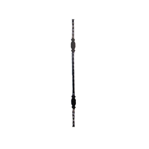 [BAR-FOR-505-4] BARROTE ORNAMENTAL 12 X 12 X 900 MM HIERRO REF. 505/4 MARCA FORJAS ORNAMENTALES