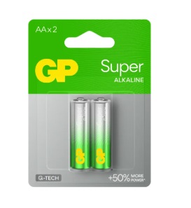 [BAT-GP-GP15AETA21-2GSBBC2] BATERIA / PILA ALCALINA SUPER AA 1.5V ( BLISTER 2 UNDS) REF. GP15AETA21-2GSBC2 / 000027 MARCA GP