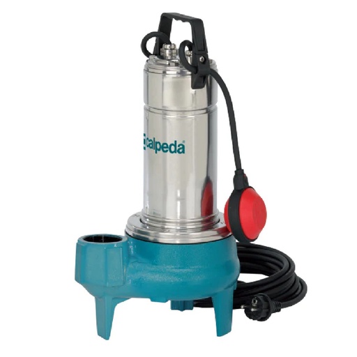 [BOM-CAP-GQSM-50-9-6N] BOMBA SUMERGIBLE PARA A/N 1 HP 2" 220V 60HZ MONOF (SOLIDOS MAX 50 MM) REF. GQSM-50-9-6N CALPEDA