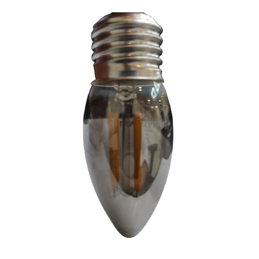 [BOM-LUM-LED330] BOMBILLO LED VELA VINTAGE GRIS FILAMENTO 4W 120 V 2700 K 400 LM E 27 REF. LED330 / 051464 LUMISTAR