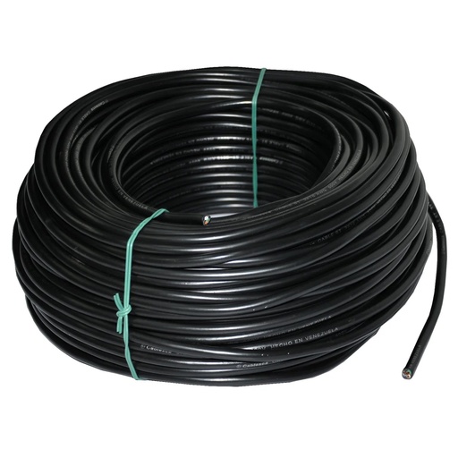 [CAB-CAB-2X16-50R] CABLE ST NRO. 2 X 16 AWG 75 / 100°C 600V / COLOR NEGRO ROLLO 50 MTS MARCA CABLESCA
