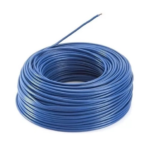 [CAB-CAB-8.50AZ] CABLE THHW NRO. 8 AWG 90°C 600V / COLOR AZUL ROLLO 50 MTS MARCA CABLESCA