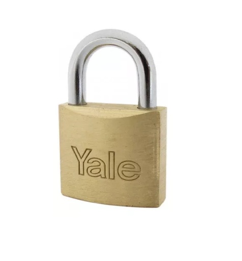 [CAN-YAL-1107] CANDADO PLANO DE ARCO TIPO REGULAR DE 40 MM COLOR BRONCE REF YAL-1107 MARCA YALE