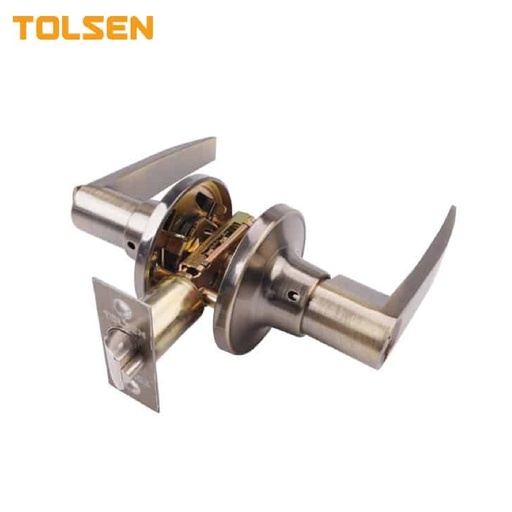 [CER-TOL-55167] CERRADURA DE MANILLA / TUBULAR C/ ROSETA PARA CUARTO C/ LLAVE BRONCE REF. 55167 TOLSEN