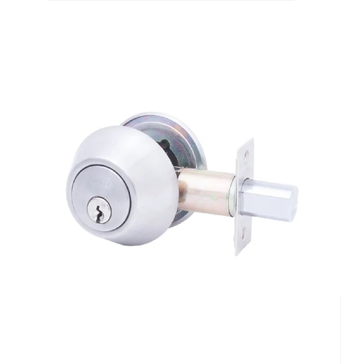 [CER-IDE-766136] CERROJO REDONDO CILINDRO - CILINDRO COLOR ACERO INOX C/ LLAVE MOD. 711 REF. 766136 / IDE-771003 MARCA IDEACE
