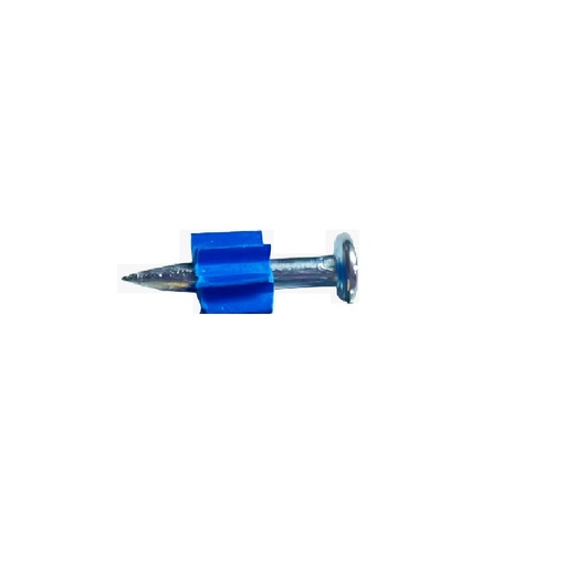 [CLA-MAS-25AZUL] CLAVO DE ACERO DE 1" (25 MM) X 8 MM PARA PISTOLA BAJA (UNIDAD) PREMIUM AZUL MARCA MASTER