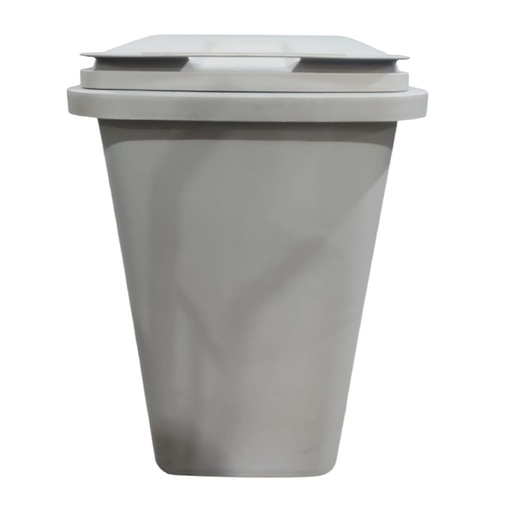 [CON-TAJ-110056] CONTENEDOR DE DESECHOS SOLIDOS 120 LTS C/ RUEDAS Y PEDAL COLOR GRIS REF. 110056 MARCA TAJANARA