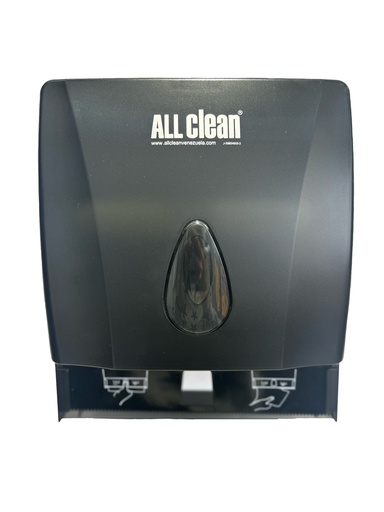 [DIS-ALL-NJ-CD-8218B] DISPENSADOR DE PAPEL DUAL ( ROLLO Y SERVILLETAS ) NEGRO 25 X 22 X 29 CM REF. NJ-CD-8218B / NJCD8218B ALL CLEAN