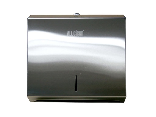 [DIS-ALL-NJM-011A] DISPENSADOR DE TOALLAS DE MANO EN Z MULTIFOLD ACERO INOX. CROMADO 27 X 28 X 11 CM REF.NJM-011A ALL CLEAN