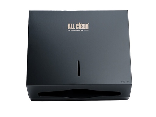[DIS-ALL-NJM-011B] DISPENSADOR DE TOALLAS DE MANO EN Z MULTIFOLD ACERO INOX. NEGRO 27X28 X11 CM REF. NJM-011B ALL CLEAN