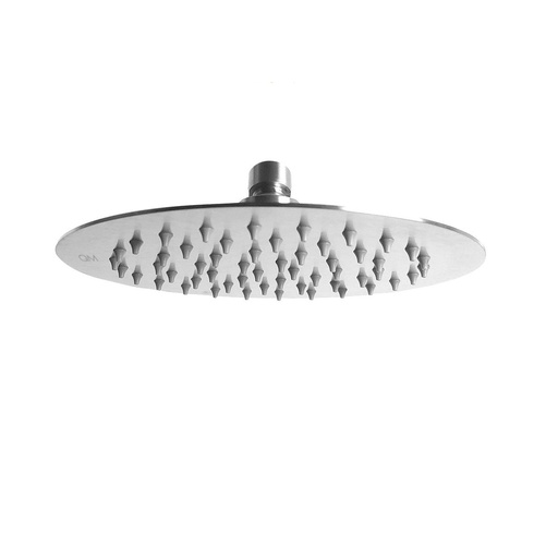 [DUC-QM-14.700.3011.GR] DUCHA / REGADERA DE PARED SERIE RIA COLOR GUN GREY MARCA QUALITY METAL