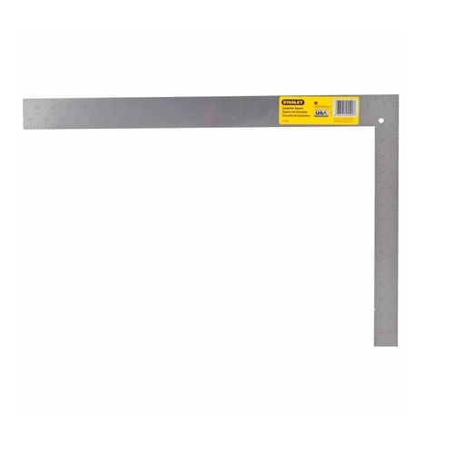 [ESC-STA-45500] ESCUADRA DE CARPINTERO EN ACERO 24 X 16" MANGO PLASTICO REF. 45-500 MARCA STANLEY