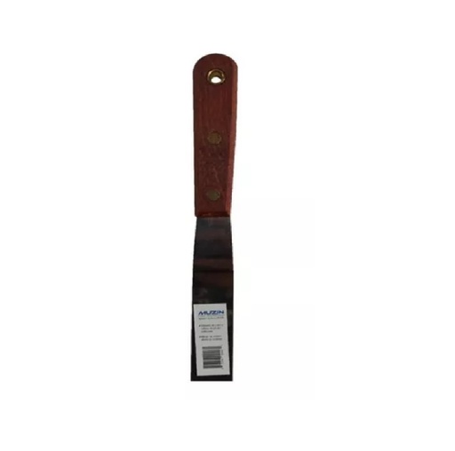 [ESP-MUZ-XHT420] ESPATULA DE METAL MANGO MADERA 1" X 0.7 MM REF. ESP-MUZ-XHT420 MARCA MUZIN