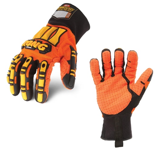 [GUA-IRO-SDX2-04-L] GUANTES P/ MECANICO ANTICORTES OIL / GAS KONG ORIGINAL NARANJA TALLA L REF SDX2-04-L 811046 IRONCLAD