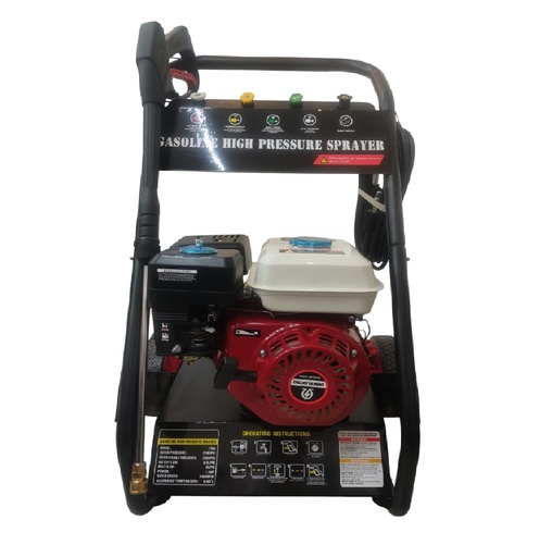 [HID-OHM-0328003] HIDROLAVADORA / HIDROJET A GASOLINA DE 2500 PSI 7.5 HP 9 LPM C/ CARRETILLA REF 0328003 OHM ELEKTRO