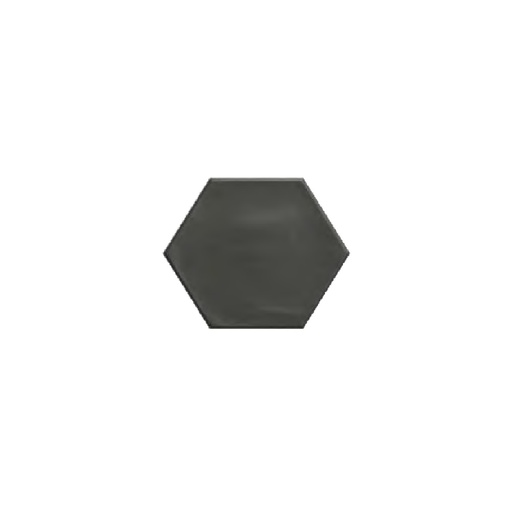 [POR-COL-HEXAGONO-NEGRO-MATE] PORCELANATO ESPAÑOL DE 1ERA ZYX HEXAGONO NEGRO MATE 15 X 17.3 CM (CAJA 0.86  MTS2) COLORKER ( PRECIO POR CAJA )