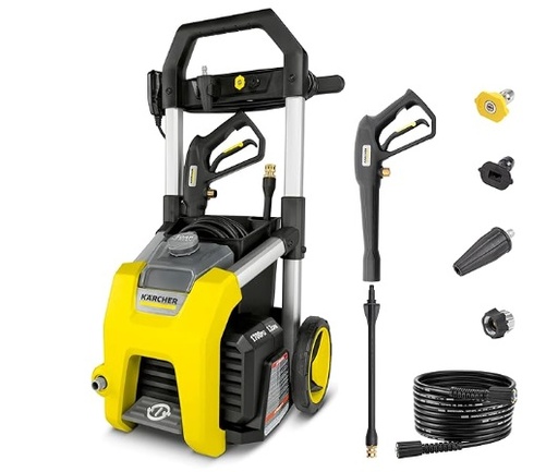 [HID-KAR-K1700] HIDROLAVADORA / HIDROJET ELECTRICA 1700 PSI 1.20 GPM C/ MANG. 6MT 120V 13AMP REF.K1700 MARCA KARCHER