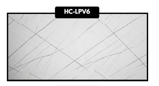 [LAM-MAC-HC-LPV6] LAMINA DE PVC MARMOLIZADA 1.22 MTS X 2.44 MTS C/ BLANCO PIEDRA -VETA MARRON REF. HC-LPV6 MARCA HCI