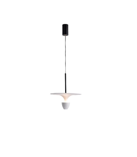 [LAM-LUM-LUM-674] LAMPARA APLIQUE DECORATIVO 7W 3000K / 4000K 60° 100-130 V BLANCO - NEGRO P/ RIEL TRACK MAGNETICO REF. LUM-674 MARCA LUMIND