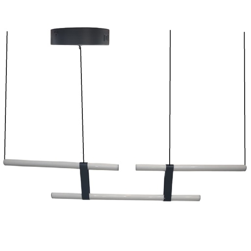 [LAM-LUM-LUM-1535] LAMPARA COLGANTE DECORATIVA 141,4 X 17,5 CM 22 W 3000 K 100 - 240V C/ NEGRO IP20 REF LUM-1535 LUMIND
