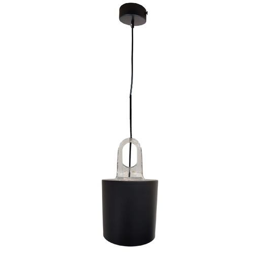 [LAM-LUM-LUM-1533] LAMPARA COLGANTE DECORATIVA P/ PARED 20 X 34 CM MAX 40 W E27 120 V C/ NEGRO REF. LUM-1533 LUMIND