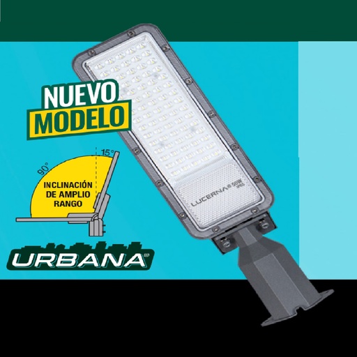 [LAM-LUC-LUMI50] LAMPARA P/ POSTES LED / VIAL URBANA 50 W 120 LM/W 90-277 V 6500K IP65 REF. LUMI 50 / 112914 LUCERNA