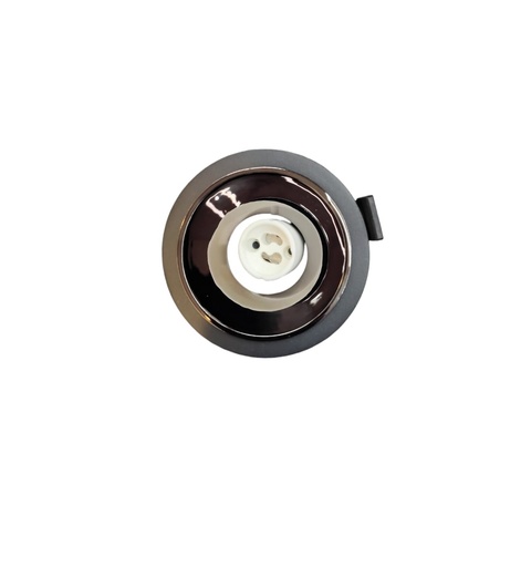 [LAM-LUM-LUM-1510] LAMPARA SPOT REDONDO 3.5" PARA DICROICO GU10 COLOR NEGRO MATE REF. LUM-1510 MARCA LUMIND