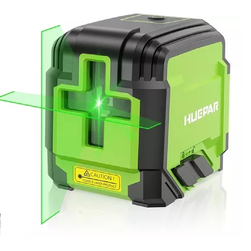 [LAS-HUE-X00225S1HV] LASER AUTONIVELADOR - LINEAS EN CRUZ R/VERDE IP54 30 MTS (2 PILAS AA) REF. 9011G / X00225S1HV HUEPAR
