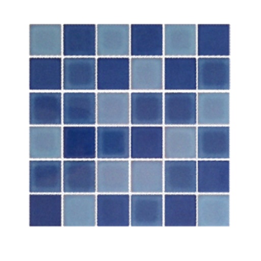 [MAL-BRE-BZ9875453] MALLA / MOSAICO CERAMICO DEGRADATO MIX BLUE 30,3 X 30,3 CM (0,09 M2) REF. BZ9875453 MARCA BREZZA