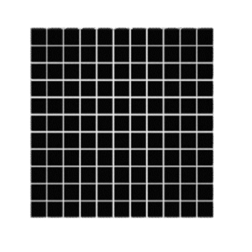 [MAL-BRE-BZ9872220] MALLA / MOSAICO CERAMICO SQUARE NERO MATT 29,5 X 29,5 CM (0,09 M2) REF. BZ9872220 MARCA BREZZA