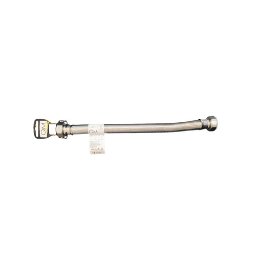 [MAN-QM-14.600.014] MANGUERA / CANILLA CONEXION 3/4" X 3/4" 25 CM P/ CALENTADOR ACERO INOX REF 14.600.014 QUALITY METAL