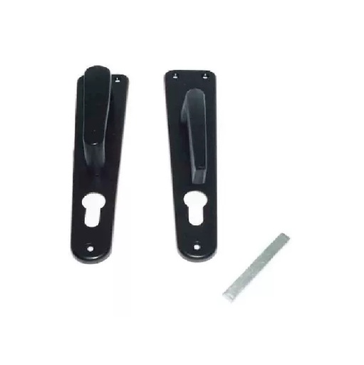 [MAN-UNI-MAN-H604] MANILLA DE ALUMINIO FIJA / MOVIL PLACA RECTA COLOR NEGRO COD. 023612 REF. MAN-H604 MARCA UNICITY