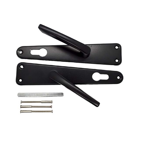 [MAN-UNI-MAN-H603] MANILLA DE ALUMINIO MOVIL PLACA RECTA COLOR NEGRO COD. 023506 REF. MAN-H603 MARCA UNICITY