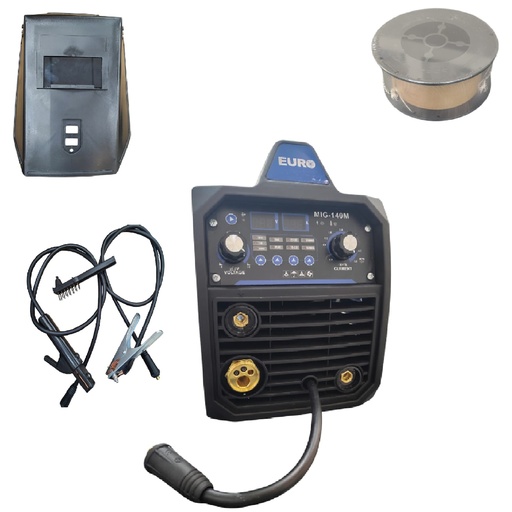 [MAQ-EUR-00005129] MAQUINA DE SOLDAR INVERTER 140 AMP 110/220V MULTIPROPOSITO MMA / TIG / MIG REF. MIG-140M EURO AIR