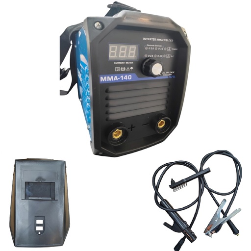[MAQ-EUR-MMA140] MAQUINA DE SOLDAR INVERTER 140 AMP BI-VOLTAJE MMA REF. MMA140 / 00005128 MARCA EURO AIR
