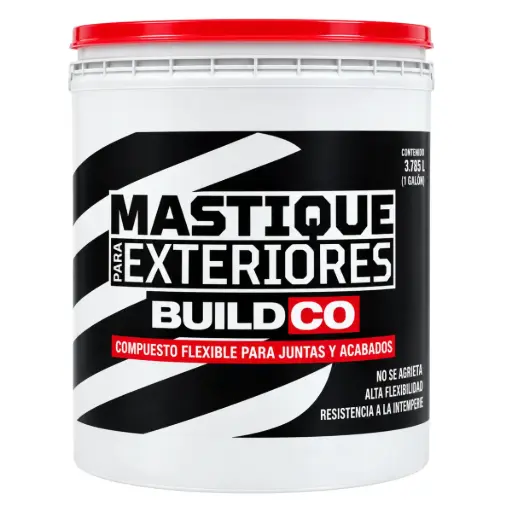 [MAS-BUI-SPIMEG1G] MASTIQUE PARA EXTERIOR / FIBROCEMENTO / MASILLA FLEXIB. PARA JUNTA 01 GL 3.785 KG MARCA BUILDCO