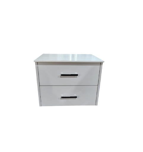 [MUE-KW-006] MUEBLE DE BAÑO 2 GAVETA 65 X 47 X 45 CM CON TOPE CUARZO BLANCO C/ VETAS REF. KW-006 MARCA KYNWOD