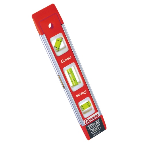 [NIV-COR-60923] NIVEL TORPEDO 9" PROFESIONAL CON IMAN REF. 60923 / 469233 MARCA CORTAG RT