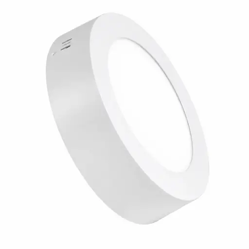 [PAN-LUC-612SCL] PANEL LED SUPERFICIAL REDONDO 6" 12 W 6500 K COMPACTA REF. 612SCL ( 100 - 265 V ) MARCA LUCERNA