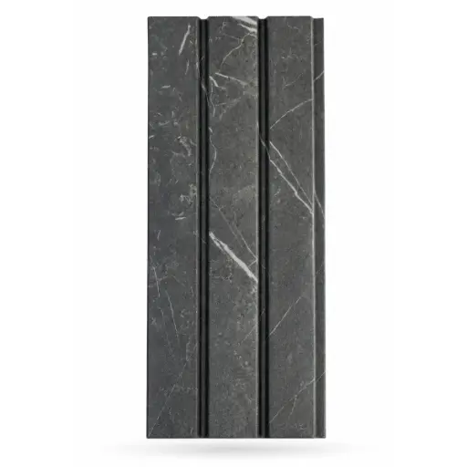 [PAN-NAN-AM1317-19] PANEL P/ PARED PVC WALL PANEL INTERIOR 12 CM X 0.6 CM X 2,80 MTS UTIL 10 CM GRIS MARMOL NANUM LIGHT