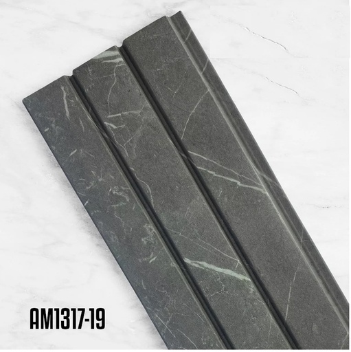 [PAN-NAN-AM1317-19] PANEL P/ PARED PVC WALL PANEL INTERIOR 12 CM X 0.6 CM X 2,80 MTS UTIL 10 CM GRIS MARMOL NANUM LIGHT