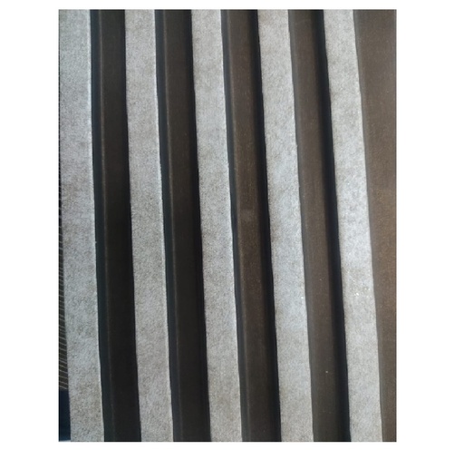 [PAN-NAN-AM1316-20] PANEL P/ PARED PVC WALL PANEL INTERIOR 12 CM X 1.2 CM X 2,80 MT UTIL 10 CM GRIS METALICO NANUM LIGHT