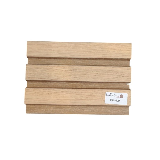 [PAN-VAL-F01-609] PANEL PARA PARED PLASTICO WALL PANEL INTERIOR 11,80CM X 11MM X 2,90 MTS MARRON CLARO VALENTINA