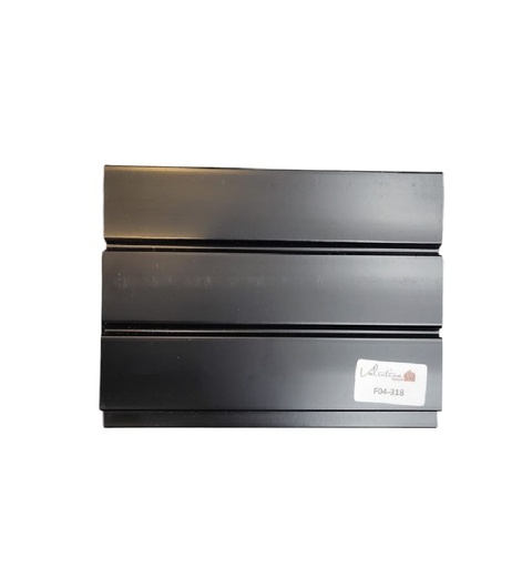 [PAN-VAL-F04-318] PANEL PARA PARED PLASTICO WALL PANEL INTERIOR 12,10CM X 11MM X 2,90 MTS COLOR NEGRO VALENTINA