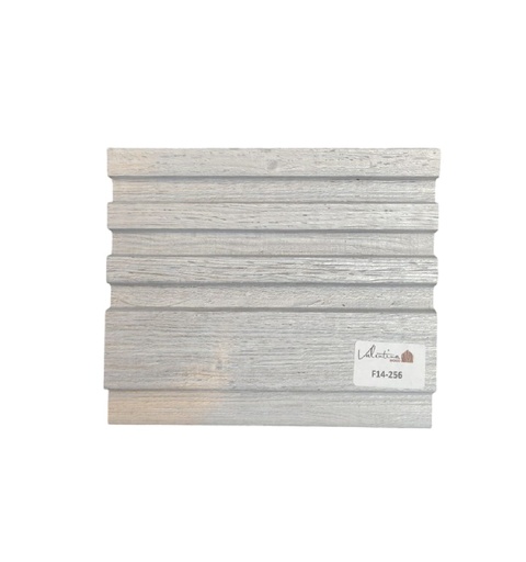 [PAN-VAL-F14-256] PANEL PARA PARED PLASTICO WALL PANEL INTERIOR 12CM X 11MM X 2,90 MTS COLOR GRIS VALENTINA