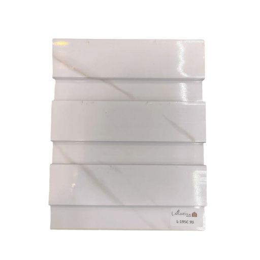 [PAN-VAL-L-195C-93] PANEL PARA PARED PLASTICO WALL PANEL INTERIOR 19,50CM X 12MM X 2,90 MTS COLOR CARRARA VALENTINA